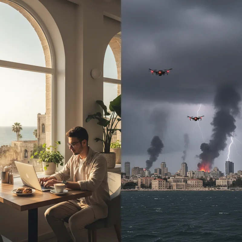 Developer in Beirut vs city under attack